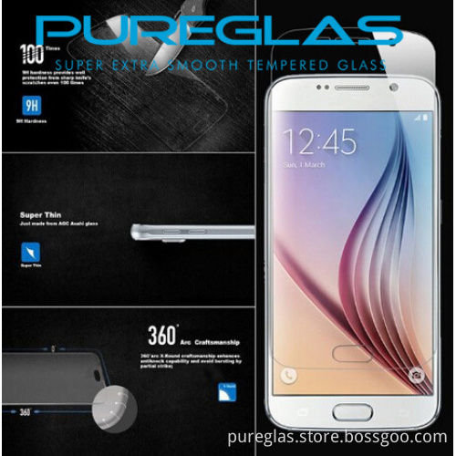 For Samsung galaxy S6 tempered glass screen protector